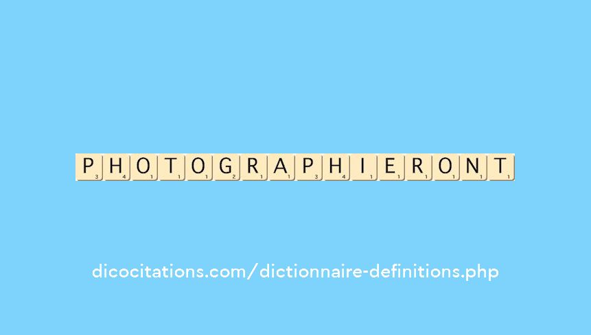 photographieront photographieront