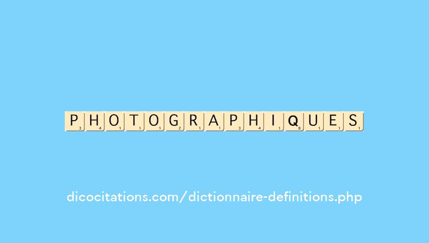 photographiques photographiques