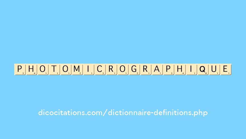 photomicrographique