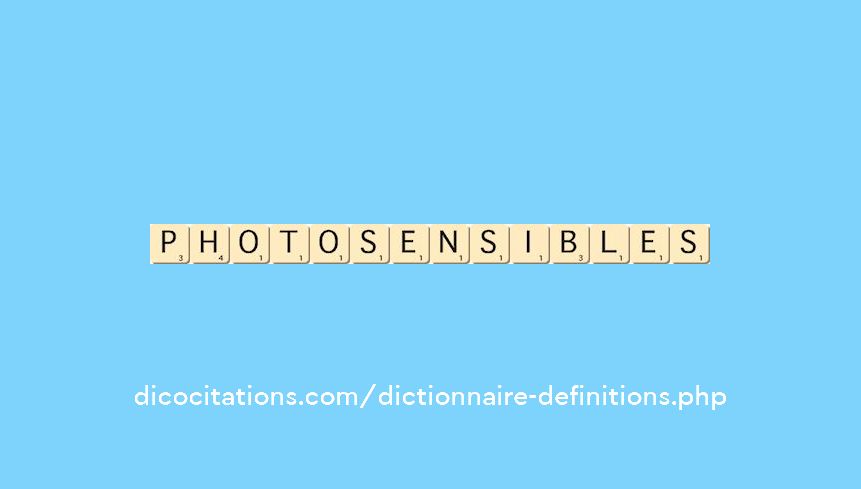 photosensibles photosensibles