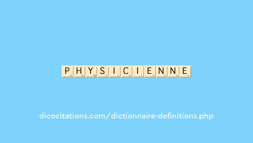 physicienne physicienne