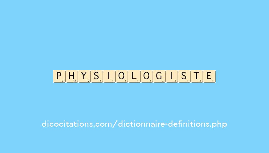 physiologiste