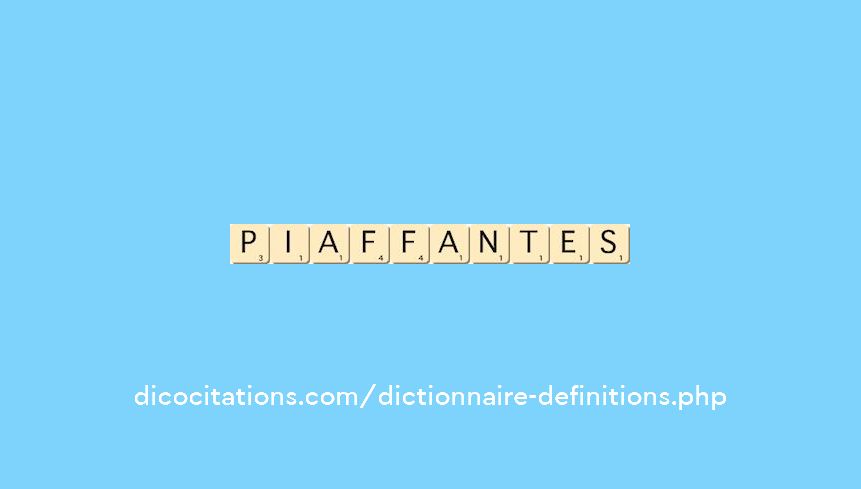 piaffantes