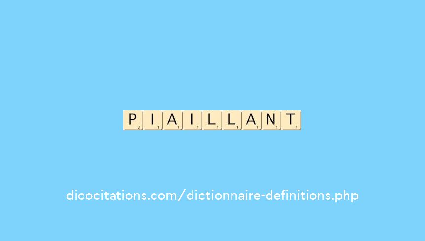 piaillant piaillant
