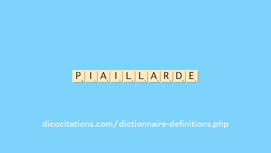 piaillarde piaillarde