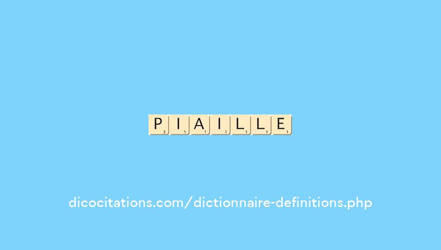 piaille