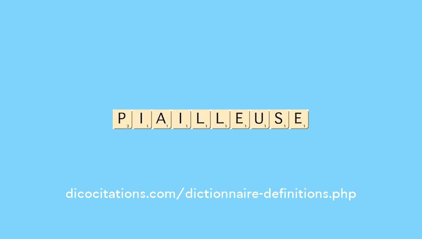 piailleuse piailleuse
