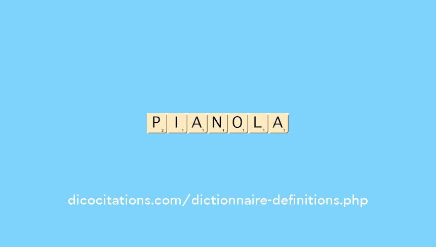 pianola pianola