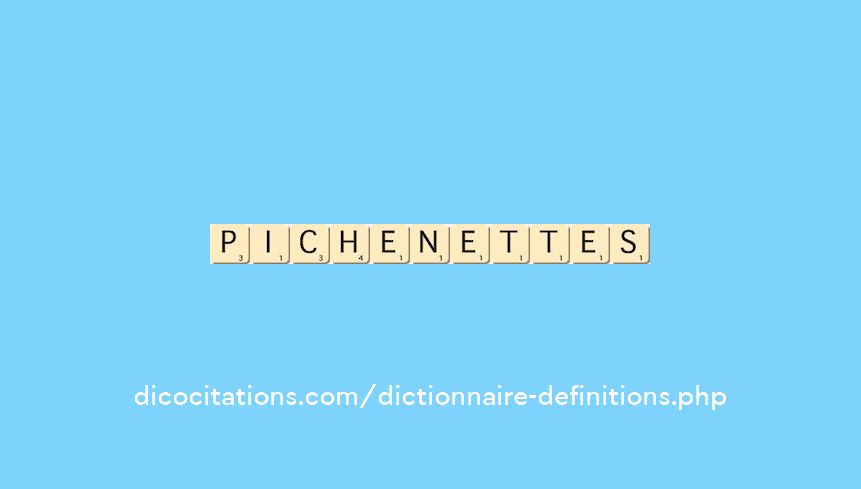 pichenettes pichenettes