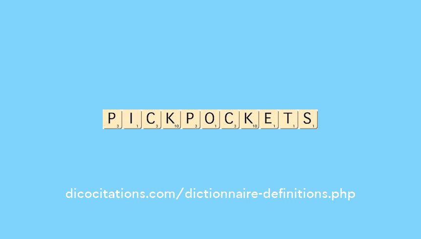pickpockets pickpockets
