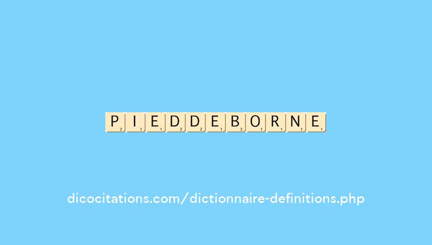 pied-de-borne