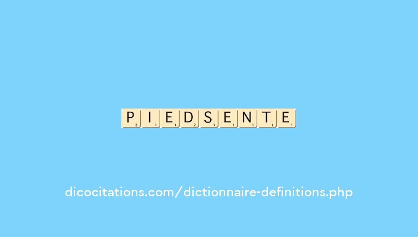 piedsente