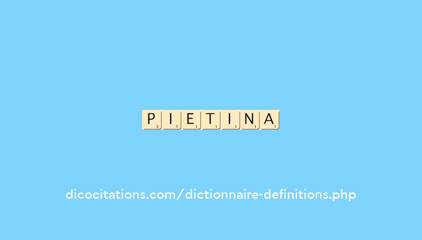 pietina pietina