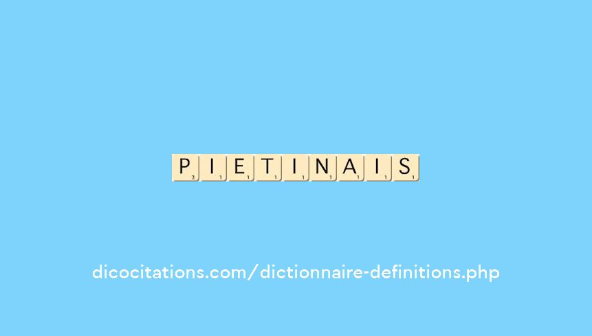 pietinais