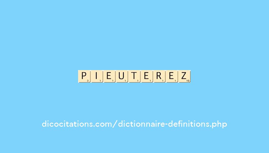 pieuterez