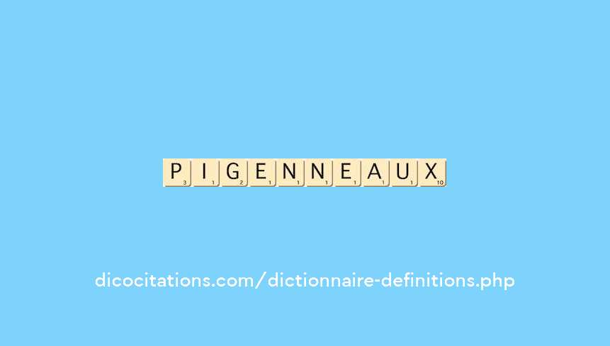 pigeonneaux pigeonneaux
