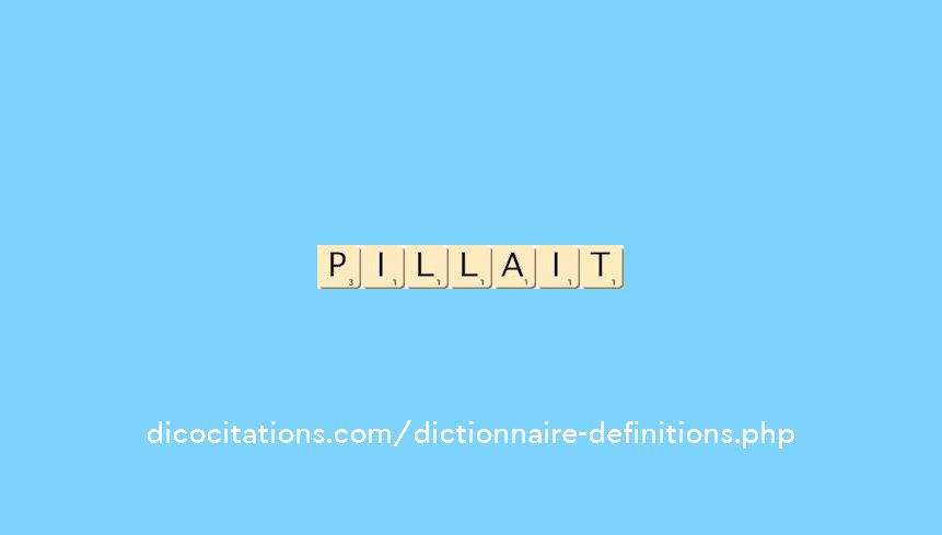 pillait