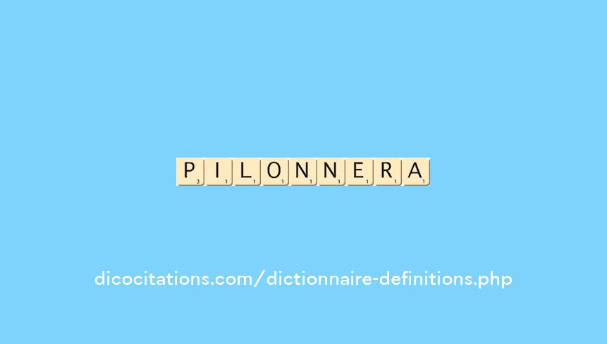 pilonnera pilonnera