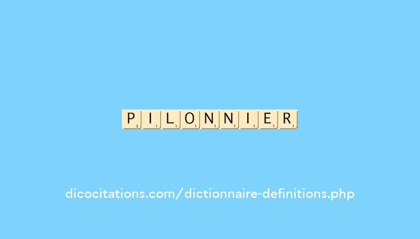 pilonnier