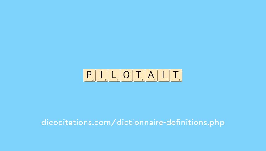 pilotait