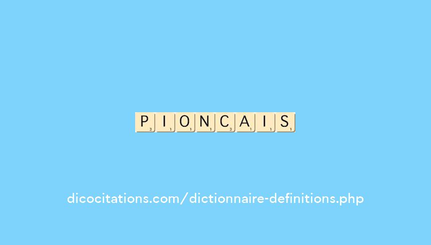 pioncais pioncais