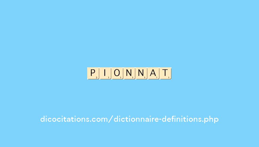 pionnat