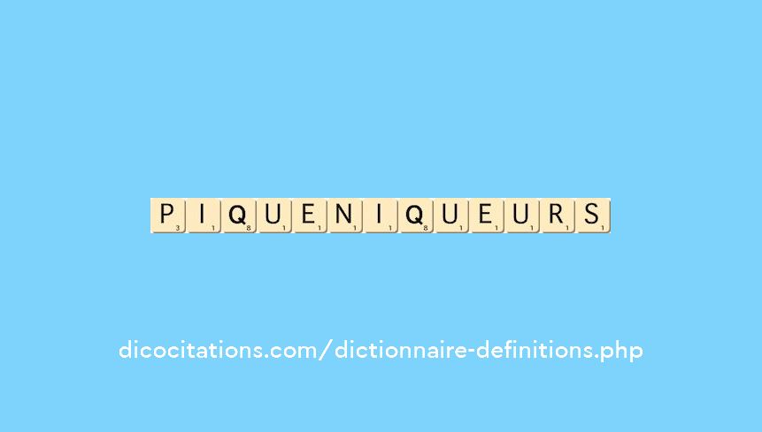 pique-niqueurs pique-niqueurs