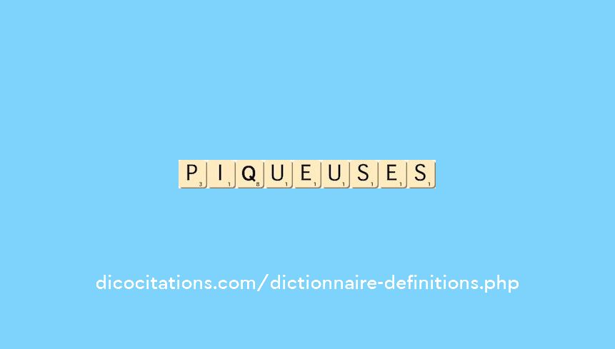 piqueuses piqueuses