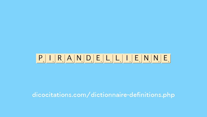 pirandellienne pirandellienne