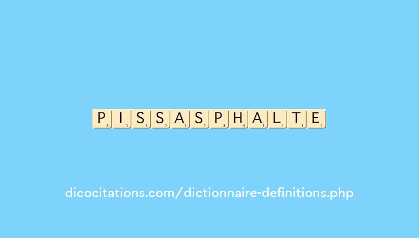 pissasphalte