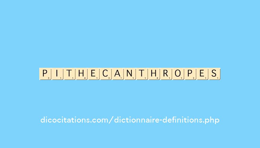 pithecanthropes pithecanthropes