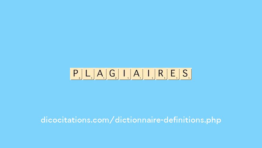 plagiaires
