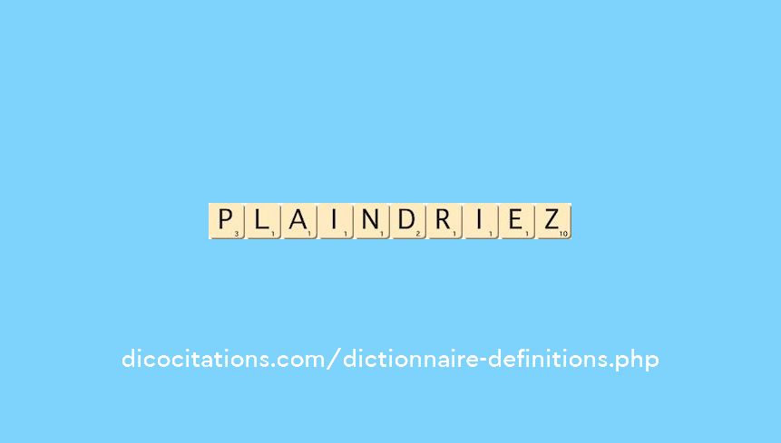 plaindriez plaindriez