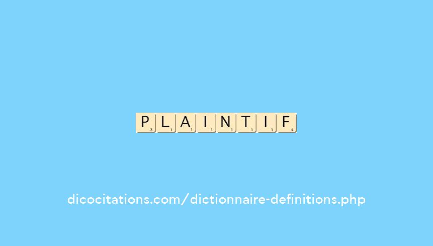 plaintif plaintif