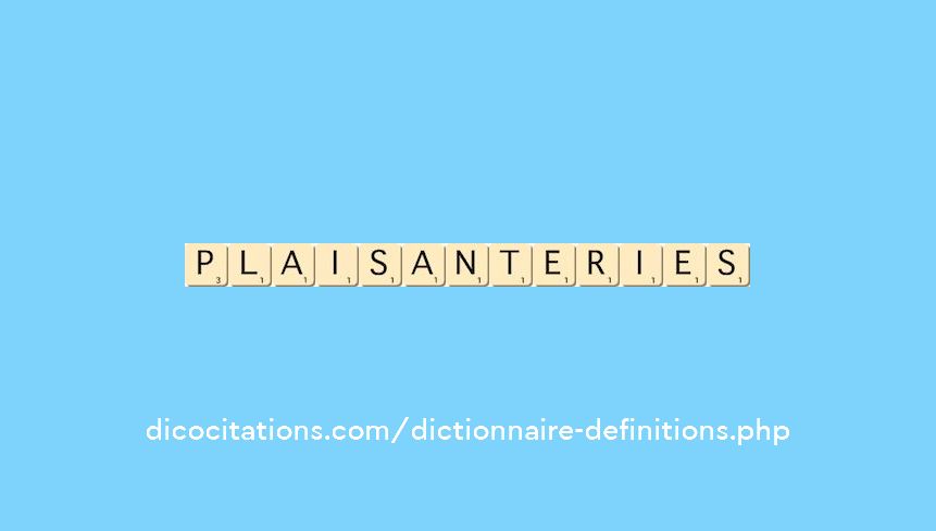 plaisanteries plaisanteries