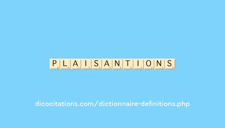 plaisantions plaisantions