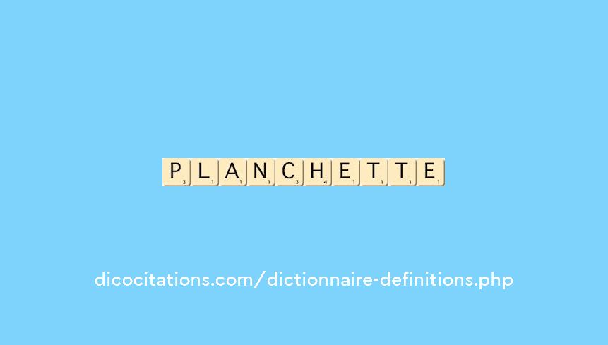 planchette