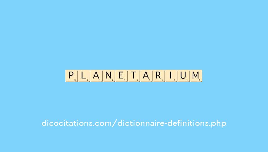 planetarium planetarium