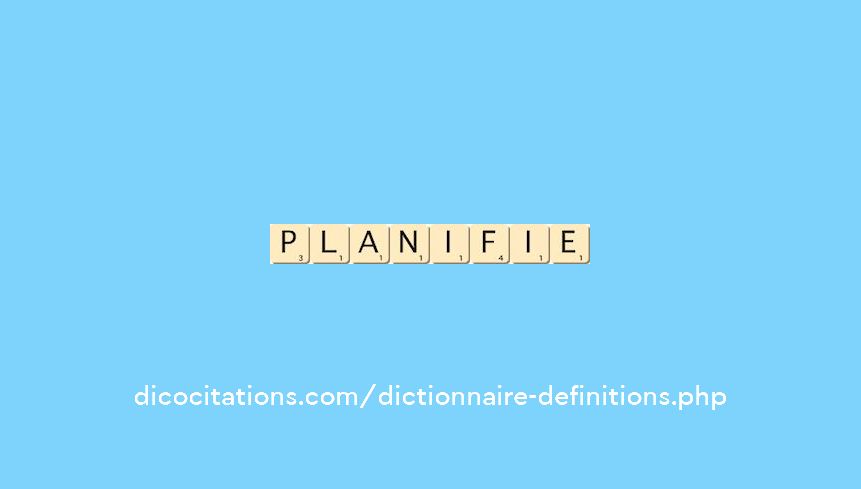 planifie planifie