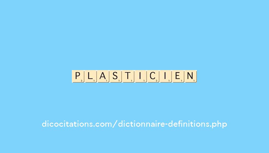 plasticien plasticien
