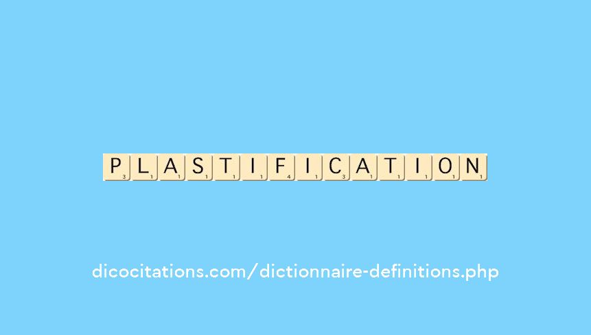 plastification