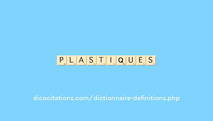 plastiques