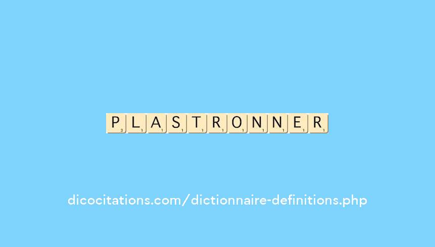 plastronner