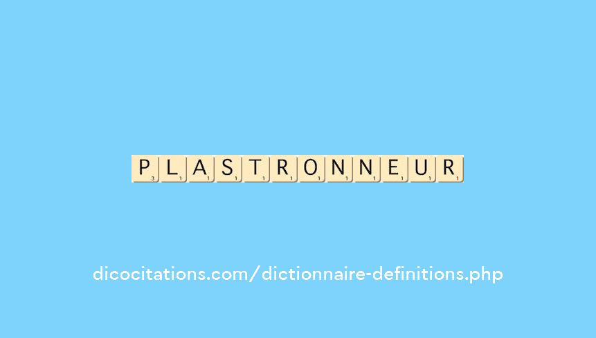 plastronneur plastronneur