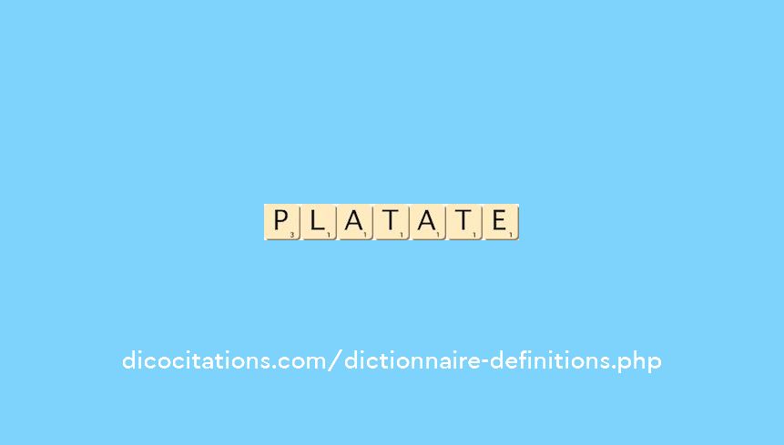 plat--ate