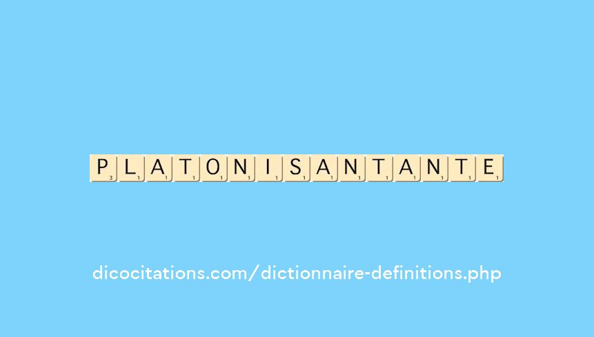 platonisant--ante