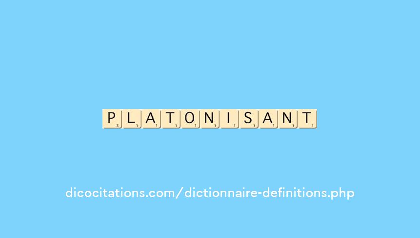 platonisant platonisant