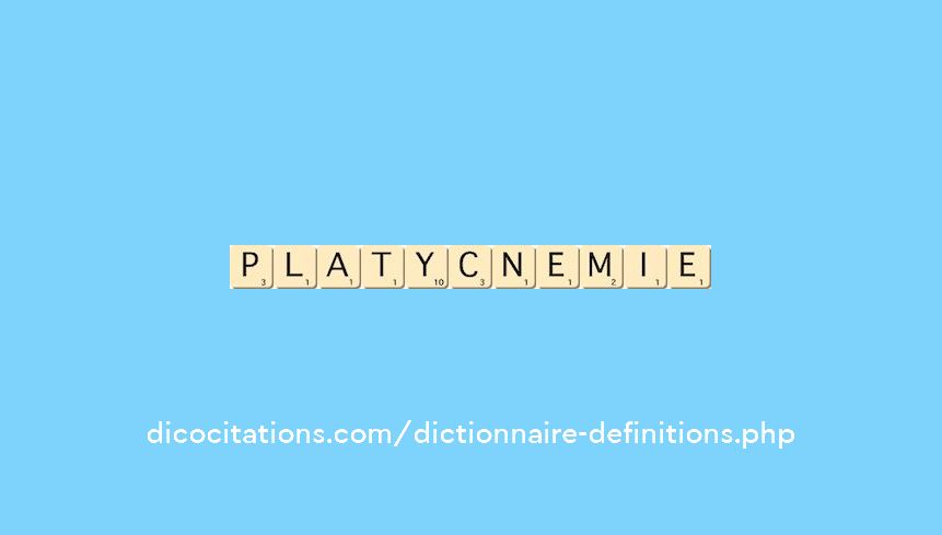 platycnemie
