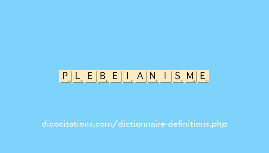 plebeianisme