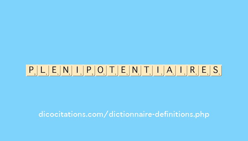 plenipotentiaires